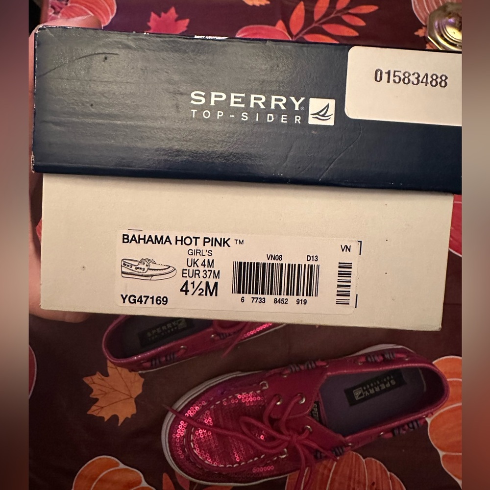 Pink sequin Sperry’s - Picture 5 of 6
